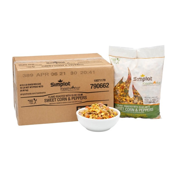 ROAST WORKS VEGETABLE BLEND SWEET CORN PIPERS