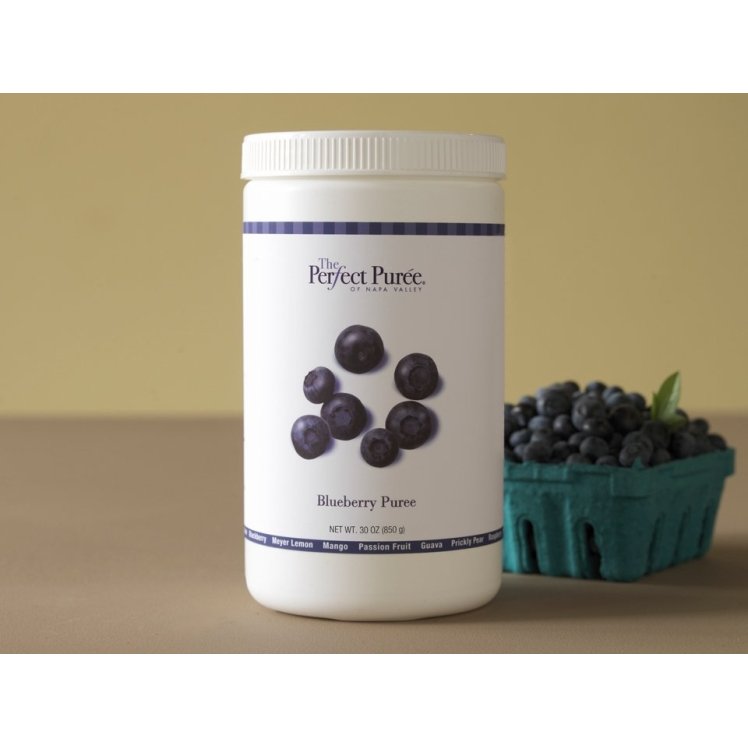 THE PERFECT PUREE OF NAPA VALLEY BLUEBERRY PUREE WITH SUGAR ADDED
