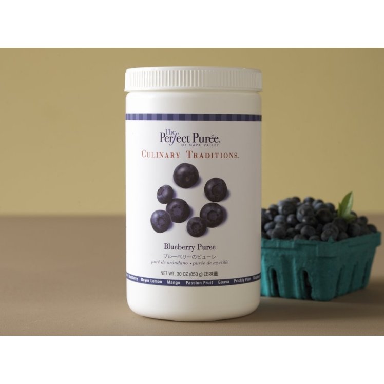 THE PERFECT PUREE OF NAPA VALLEY BLUEBERRY PUREE WITH SUGAR ADDED