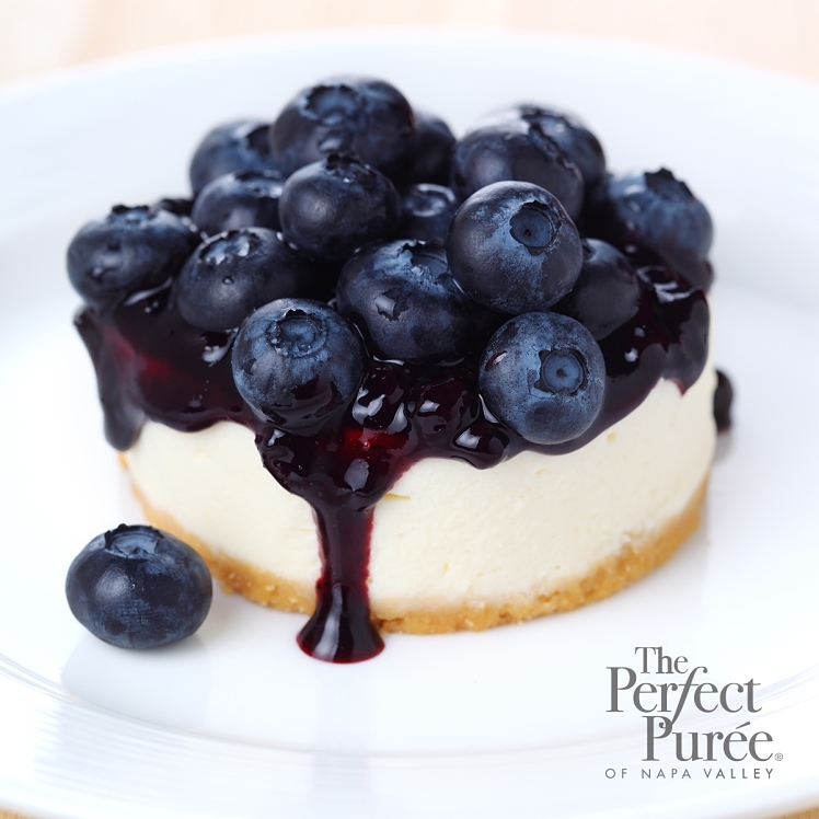 THE PERFECT PUREE OF NAPA VALLEY BLUEBERRY PUREE WITH SUGAR ADDED