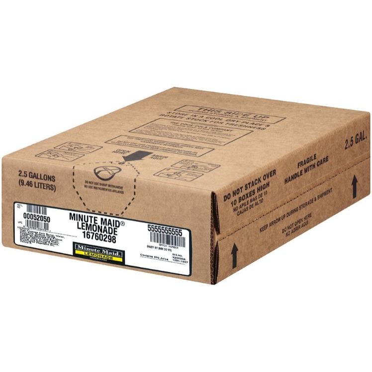 MINUTE MAID LEMONADE BAG IN BOX