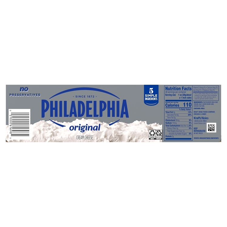 PHILADELPHIA CREAM CHEESE LOAF