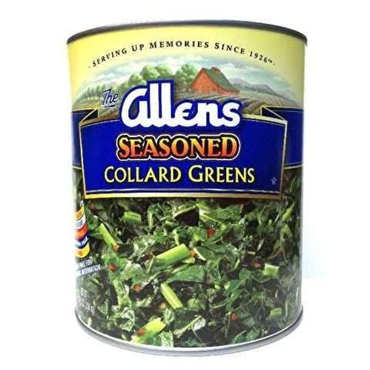 ALLENS FANCY CHOPPED SEASONED COLLARD GREEN CANNED