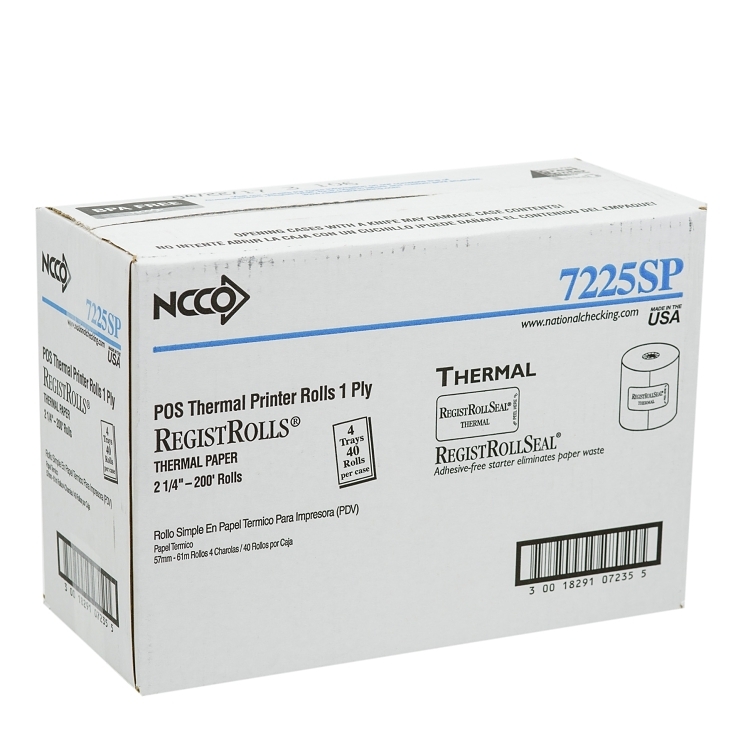 NCCO THERMAL REGISTER ROLL 2.25IN X 200FT
