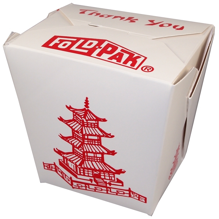 FOLD-PAK FOOD PAIL PAGODA 26 OZ MICROWAVE SAFE