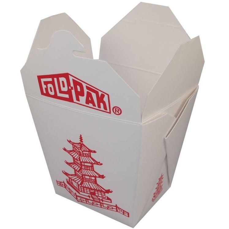 FOLD-PAK FOOD PAIL PAGODA 26 OZ MICROWAVE SAFE