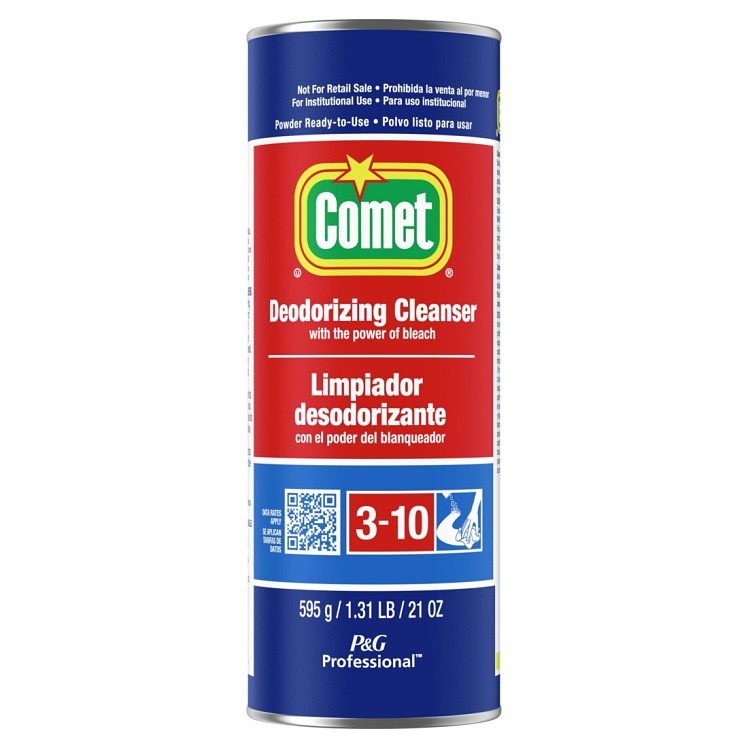 COMET WITH BLEACH DISINFECTANT CLEANER