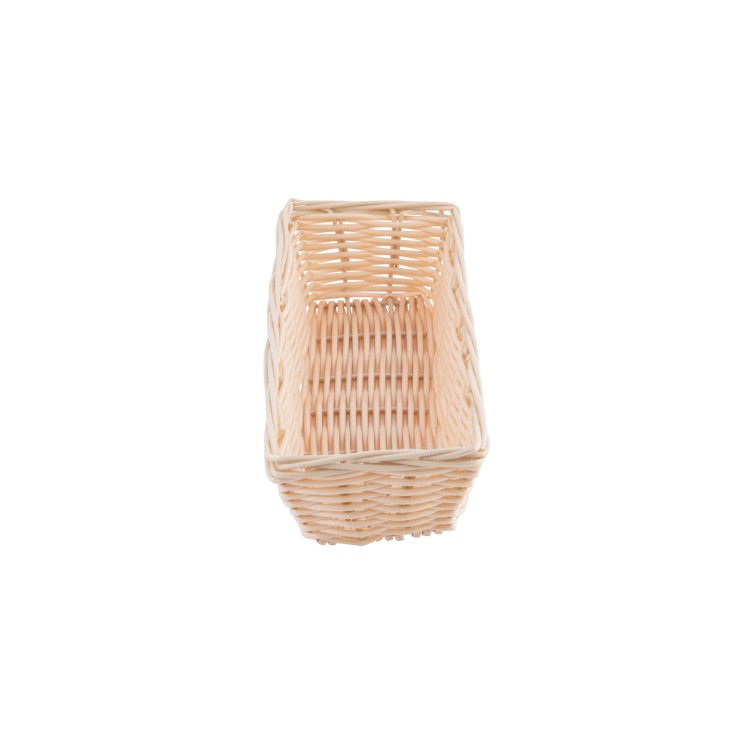 TABLECRAFT BASKET HANDWOVEN RECTANGLE NATURAL 9 X 6 INCH
