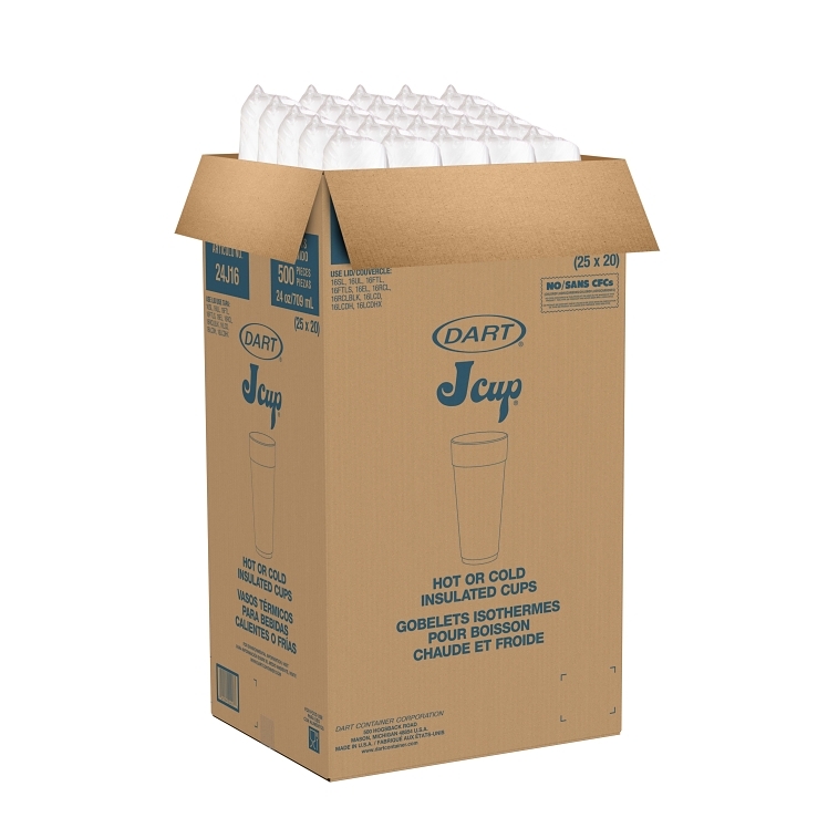 DART 24 OZ WHITE FOAM CUP