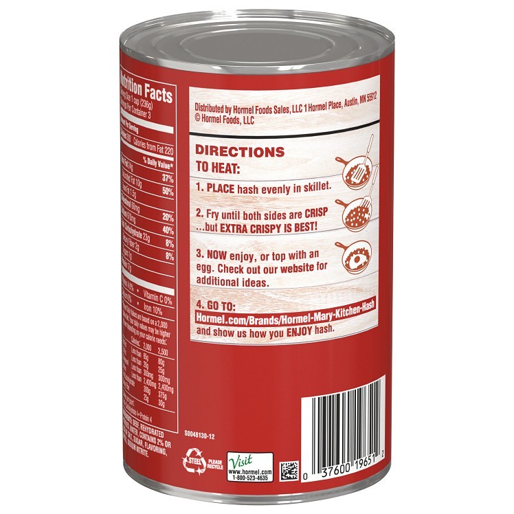 HORMEL MARY KITCHEN CORNED BEEF HASH