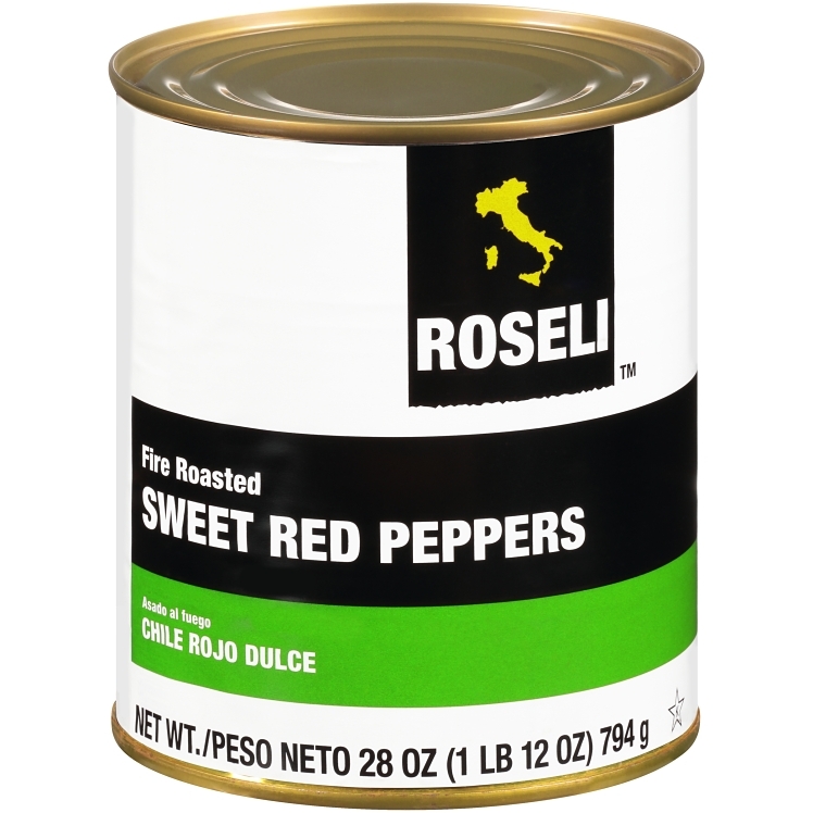 ROSELI PEPPER BELL RED SWEET PEELED FIRE