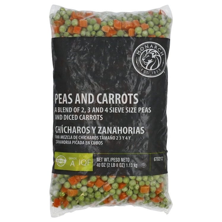 MONARCH PEA & CARROT FROZEN