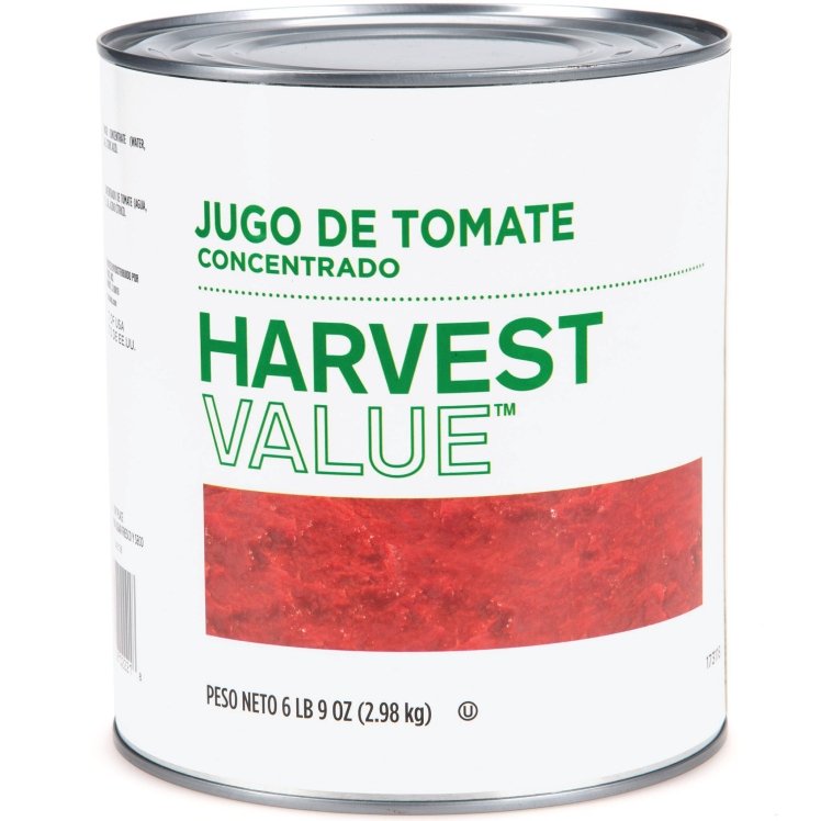 HARVEST VALUE TOMATO CRUSHED CONCENTRATED CANNED