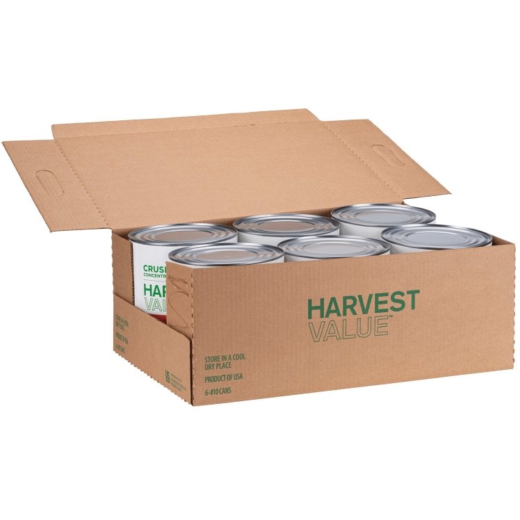 HARVEST VALUE TOMATO CRUSHED CONCENTRATED CANNED