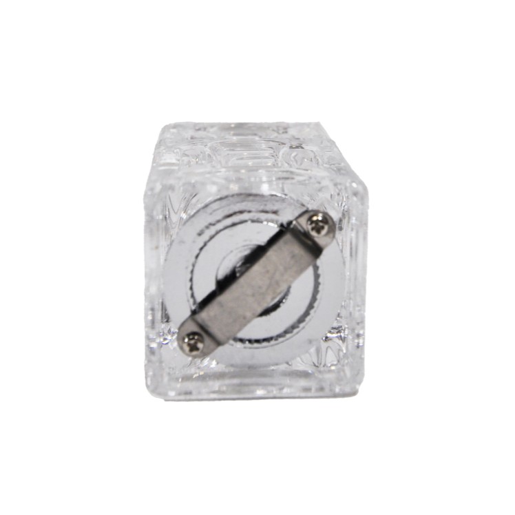 SUPERIOR/CES MILL SALT & PEPPER 3.5 INCH SET ACRYLIC CLEAR