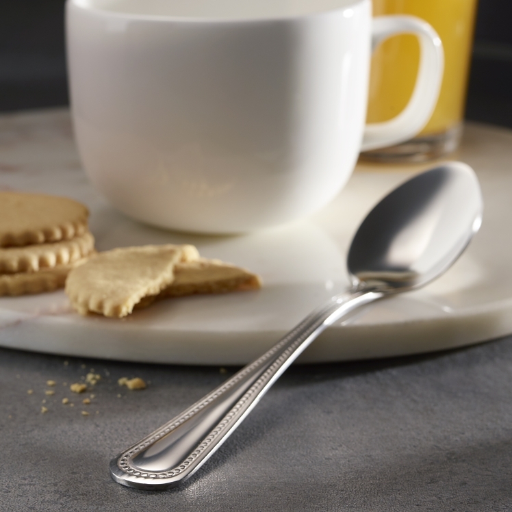 SUPERIOR/CES STAINLESS STEEL PEBBLES TEA SPOON 18/0 STAINLESS STEEL