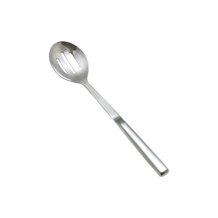 SUPERIOR / CES SPOON, BUFFET STAINLESS STEEL SLOTTED HOLLOW HANDLE