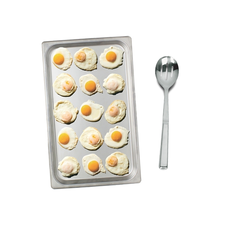 SUPERIOR / CES SPOON, BUFFET STAINLESS STEEL SLOTTED HOLLOW HANDLE