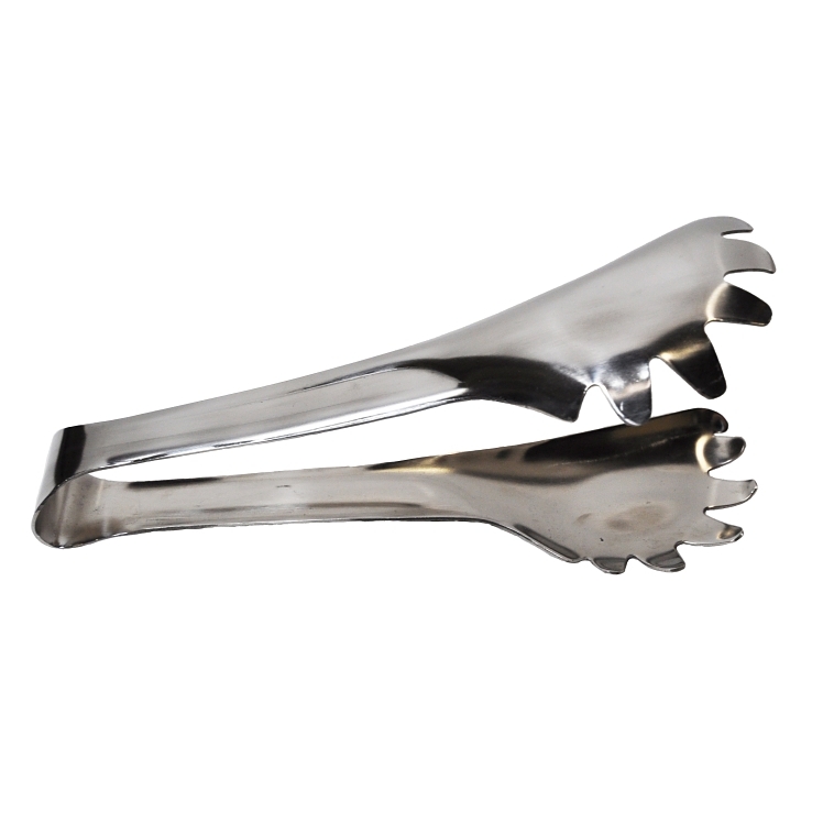 SUPERIOR / CES SERVING TONG SCALLOPED 8 INCH 18/8 STAINLESS STEEL