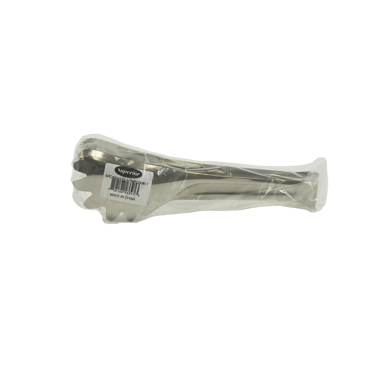 SUPERIOR / CES SERVING TONG SCALLOPED 8 INCH 18/8 STAINLESS STEEL