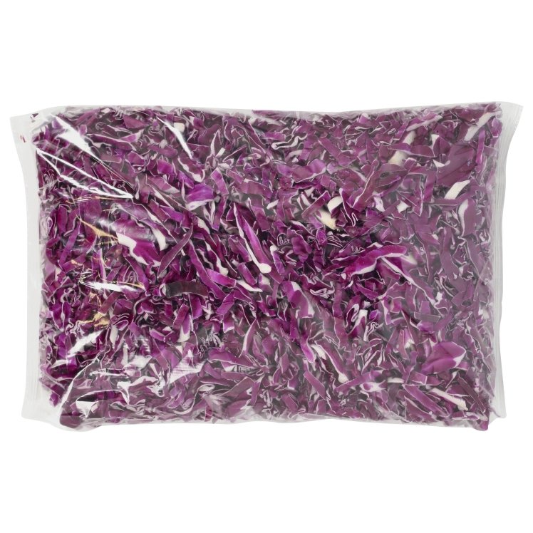 CROSS VALLEY FARMS RED SHREDDED CABBAGE 1/8 PILLOW PACK