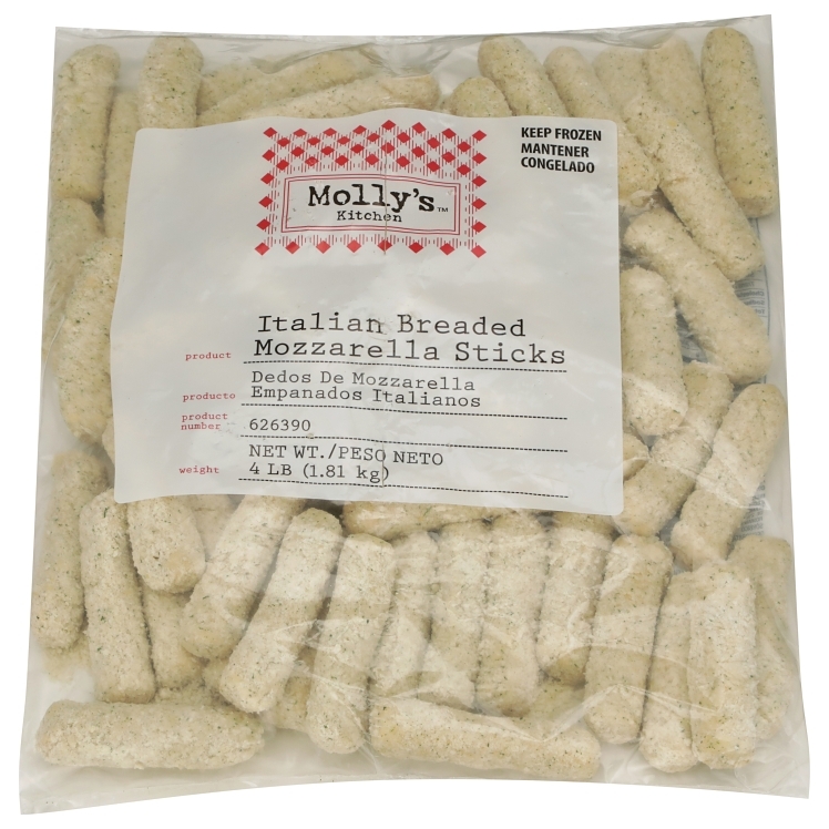 MOLLY'S KITCHEN ITALIAN BATTERED MOZZARELLA CHEESE STICKS