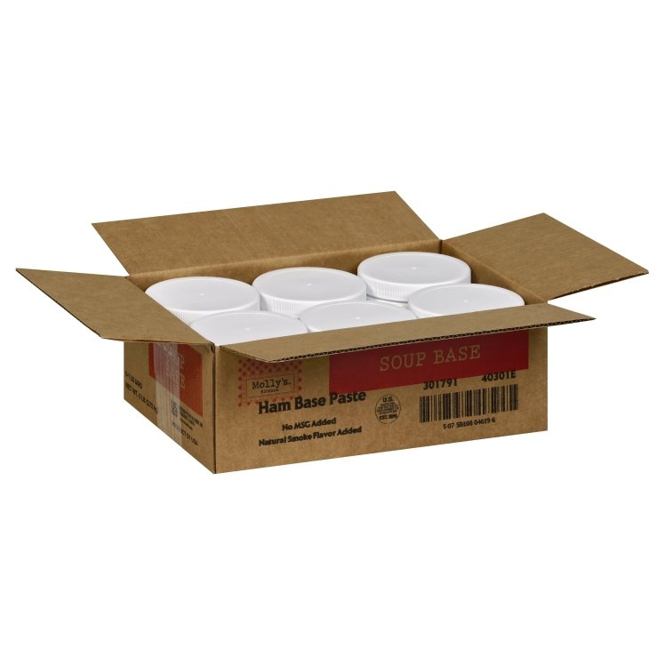 MOLLY'S KITCHEN SHELF STABLE NO ADDED MSG HAM PASTE SOUP BASE
