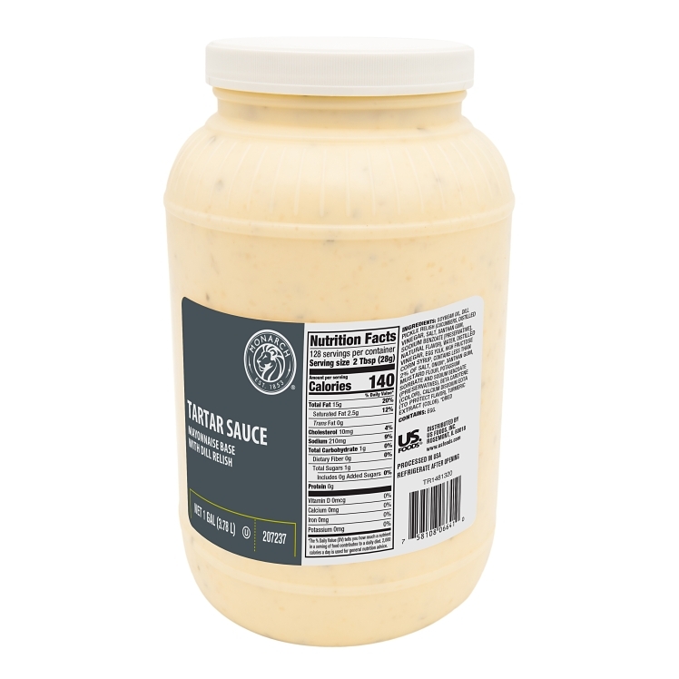 MONARCH SAUCE, TARTAR MAYO BASE PLASTIC