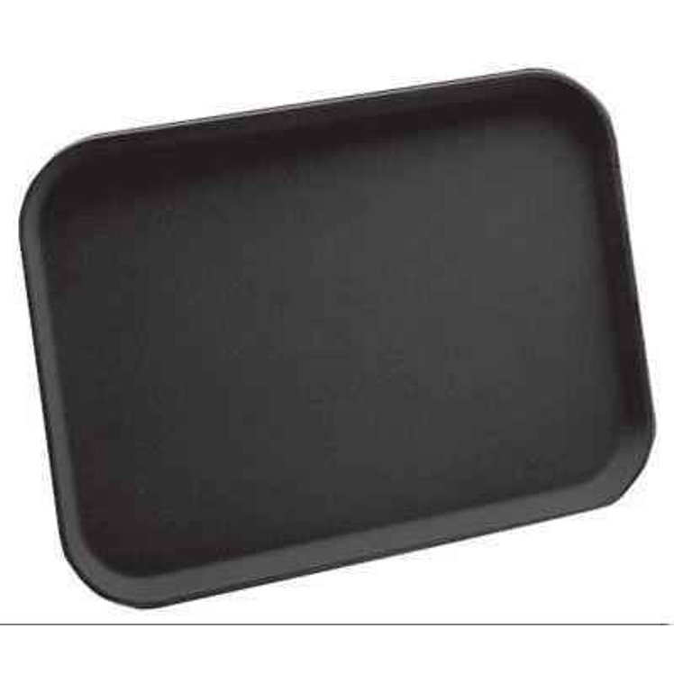 CARLISLE FOODSERVICE PRODUCTS TRAY CAFE 10X14 POLYPROPYLENE BLACK RETAIL PACK