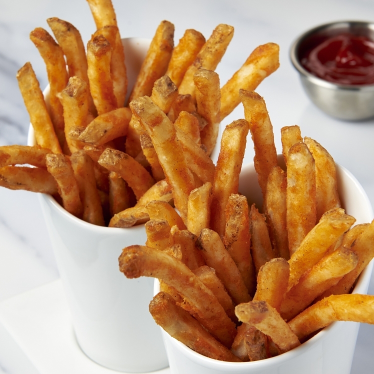 MONARCH BATTERED STRAIGHT CUT FRENCH FRIES 3/8 INCH