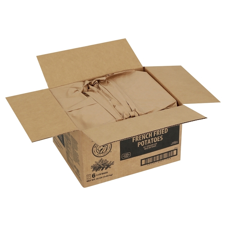 MONARCH BATTERED STRAIGHT CUT FRENCH FRIES 3/8 INCH