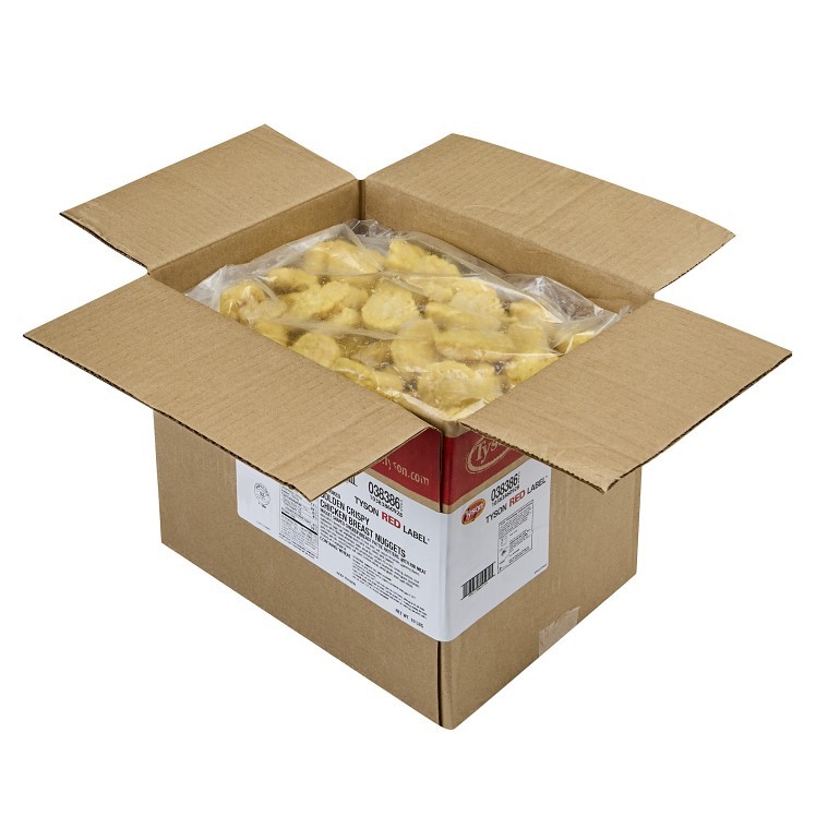 TYSON RED LABEL TYSON UNCOOKED GOLDEN CRISP CHICKEN BREAST NUGGET (38386)
