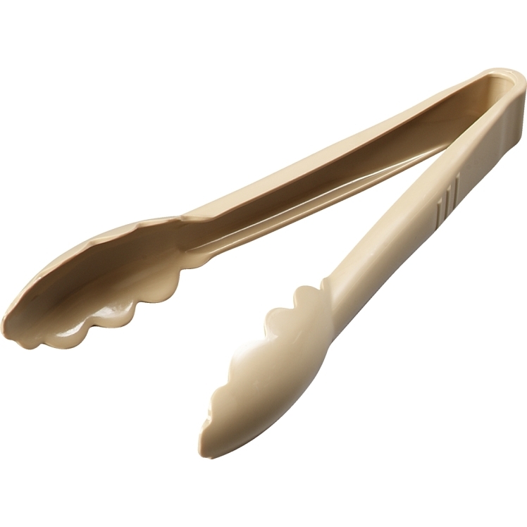 CARLISLE FOODSERVICE PRODUCTS TONG UTILITY PLASTIC 9 INCHES BEIGE