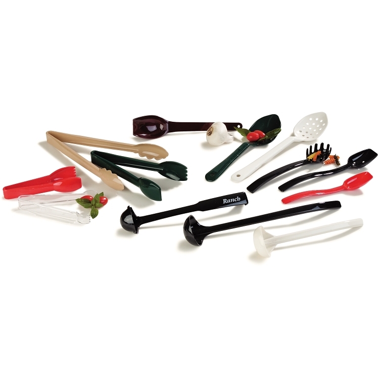 CARLISLE FOODSERVICE PRODUCTS TONG UTILITY PLASTIC 9 INCHES BEIGE