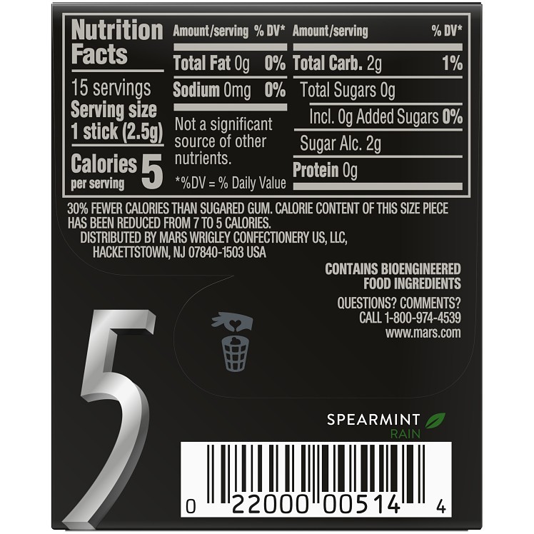 WRIGLEY'S 5 GUM RAIN