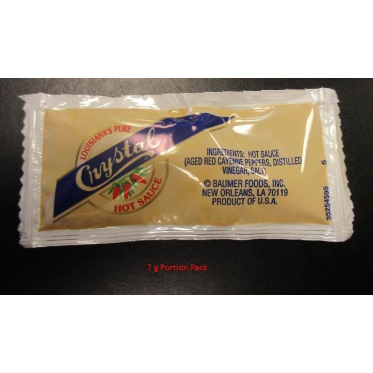 CRYSTAL HOT SAUCE PACKETS
