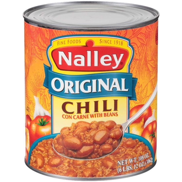 NALLEY CHILI CON CARNE WITH BEANS