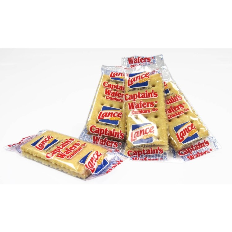 Lance BUTTER SALAD RECTANGLE CAPTAIN WAFER CRACKER INDIVIDUALLY WRAPPED