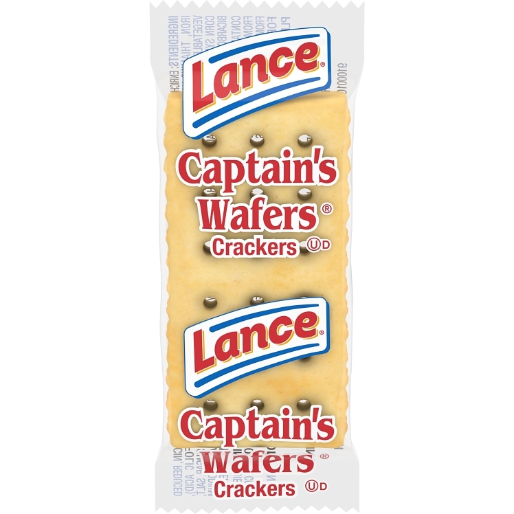 Lance BUTTER SALAD RECTANGLE CAPTAIN WAFER CRACKER INDIVIDUALLY WRAPPED