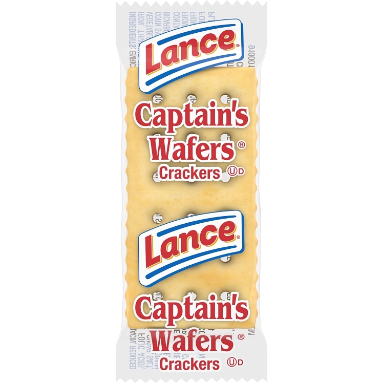 Lance BUTTER SALAD RECTANGLE CAPTAIN WAFER CRACKER INDIVIDUALLY WRAPPED