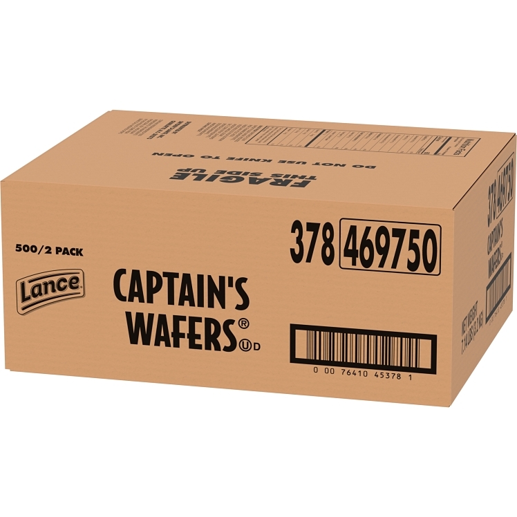Lance BUTTER SALAD RECTANGLE CAPTAIN WAFER CRACKER INDIVIDUALLY WRAPPED