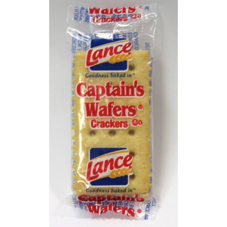 Lance BUTTER SALAD RECTANGLE CAPTAIN WAFER CRACKER INDIVIDUALLY WRAPPED
