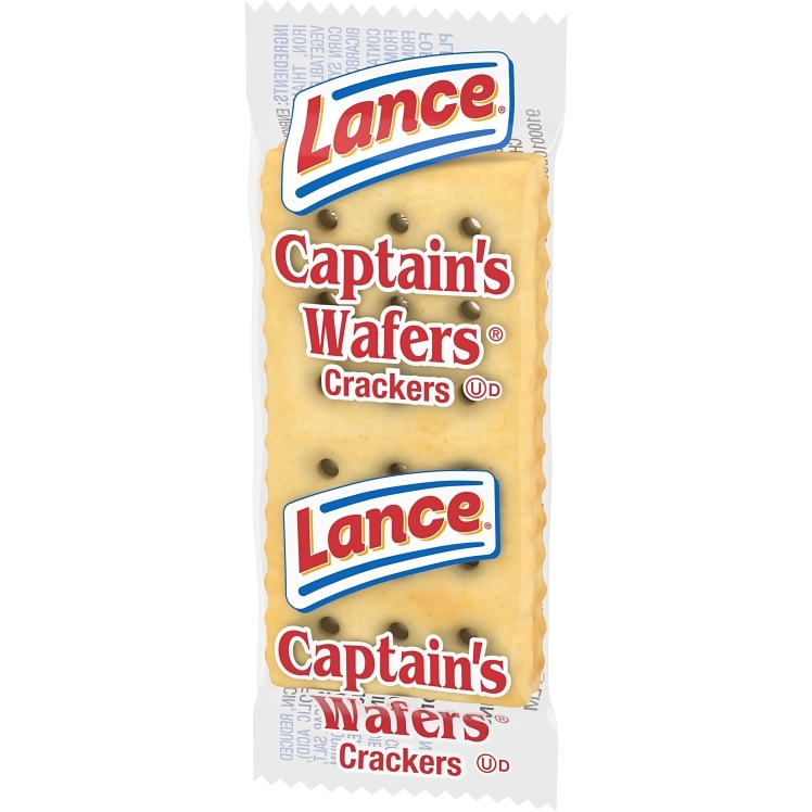 Lance BUTTER SALAD RECTANGLE CAPTAIN WAFER CRACKER INDIVIDUALLY WRAPPED
