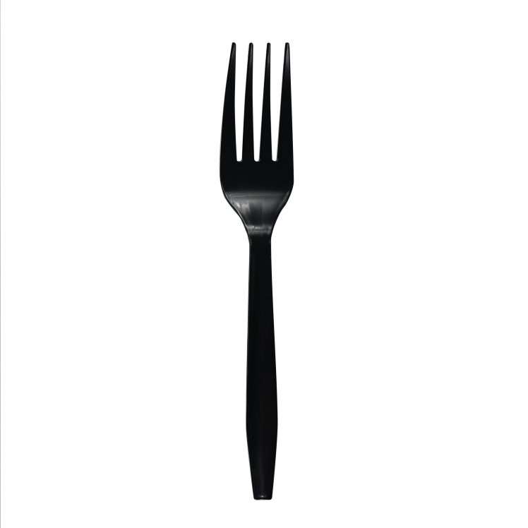 MONOGRAM BLACK WRAPPED PLASTIC MEDIUM WEIGHT FORK