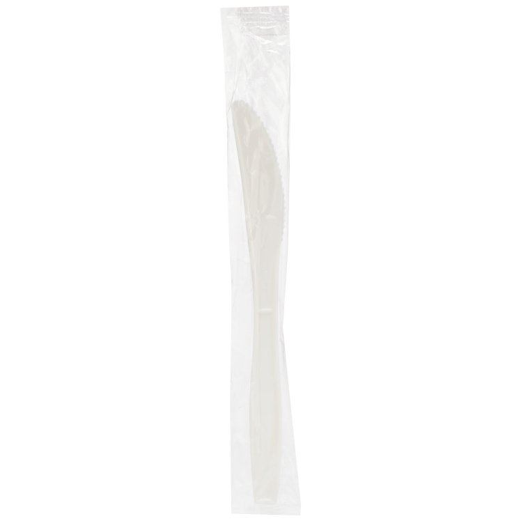 MONOGRAM MEDIUMWEIGHT WHITE INDIVDUALLY WRAPPED KNIVES