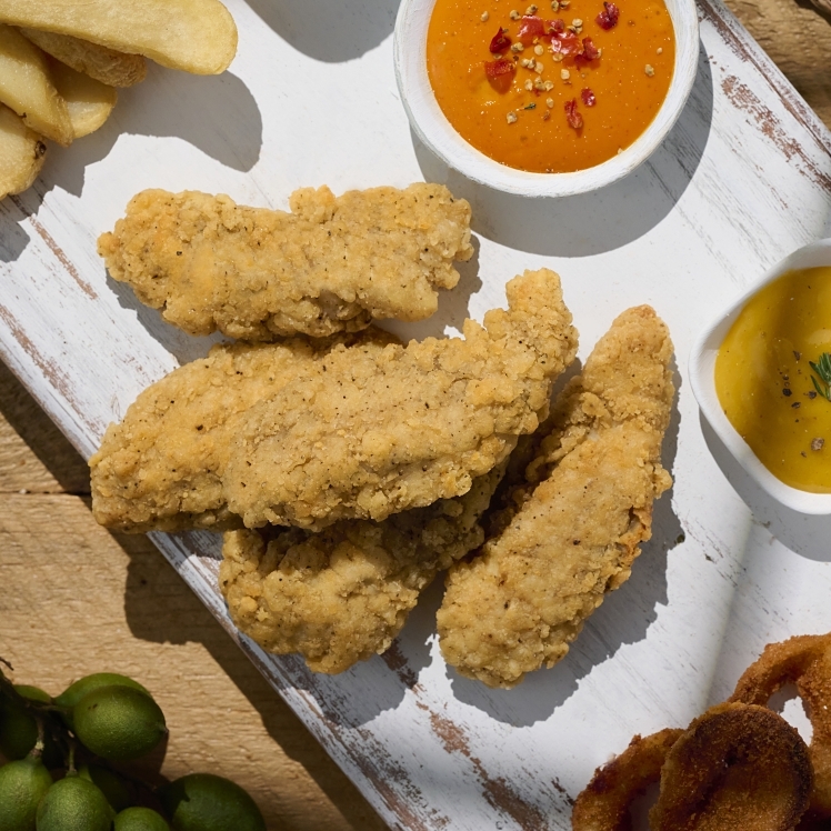 PATUXENT FARMS BREADED RAW HOMESTYLE CHICKEN FRITTER TENDERLOINS