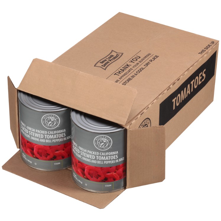 MONARCH SLICED STEWED TOMATOES