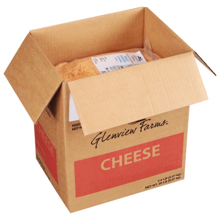 GLENVIEW FARMS FEATHER SHRED SHARP CHEDDAR CHEESE