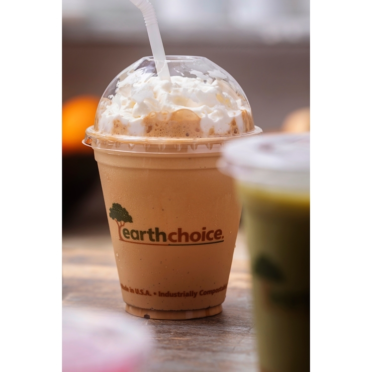 EARTHCHOICE CUP CLEAR COMPOSTABLE PRINT 12/14 OZ