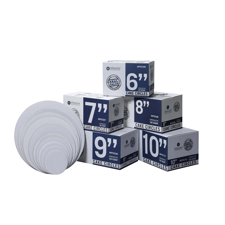 WHALEN PACKAGING WHITE 9 INCH PIZZA/CAKE CIRCLES